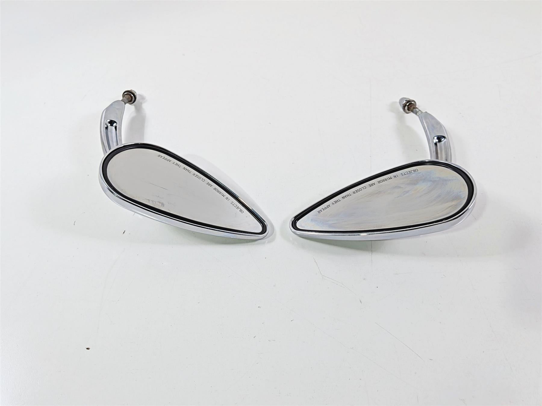 2014 Harley Touring FLHTK Electra Glide Willie G Teardrop Chrome Mirror 56000394-Mototech271
