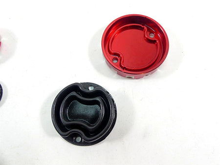 2012 Ducati Monster 1100 EVO Crazy Sports Red Clutch Brake Master Reservoir Lid {{ shop.shopifyCountryName }} - Mototech271