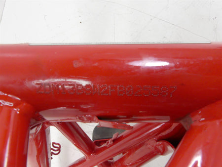 2015 Ducati Diavel Carbon Red Straight Main Frame Chassis Cln Ez Rgstr 470P2012A {{ shop.shopifyCountryName }} - Mototech271