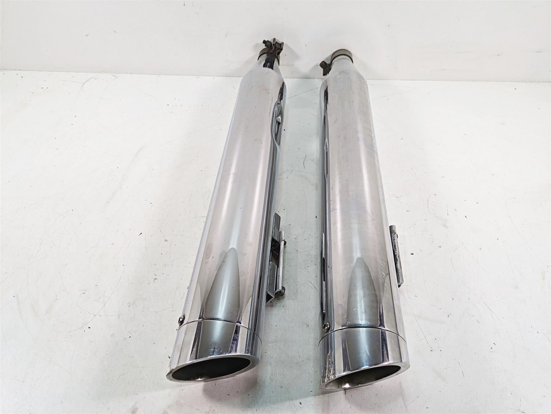 2010 Harley Touring FLHTCU Electra Glide Power House 4" Slip-On Mufflers 97122 {{ shop.shopifyCountryName }} - Mototech271