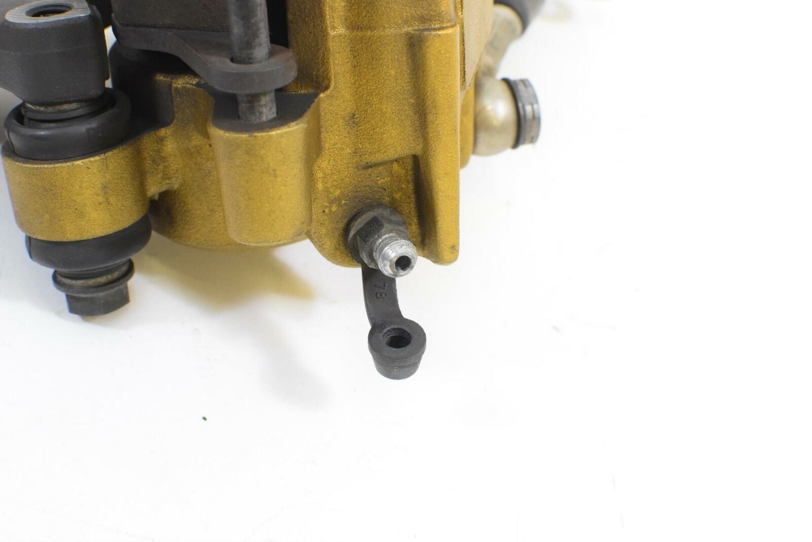 2012 Triumph Street Triple 675 R Nissin Rear Brake Caliper With Line T2307352 {{ shop.shopifyCountryName }} - Mototech271