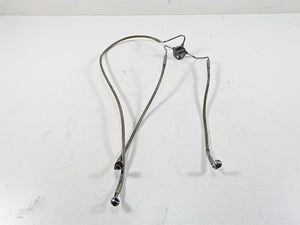 2006 Harley Touring FLHXI Street Glide 16 1/2" Ape Hanger Front Brake Line Set