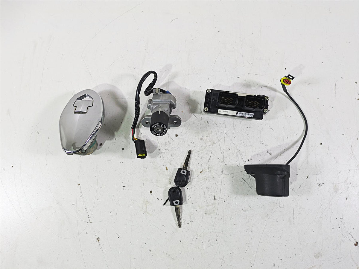 2007 Ducati Sport Classic GT1000 Cdi Ecm Engine Control Module Ignition Key Lock 11K 40610381C {{ shop.shopifyCountryName }} - Mototech271