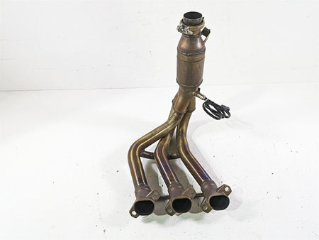 2023 Triumph Street Triple 765 RS Oem Exhaust Header Manifold T2202740 {{ shop.shopifyCountryName }} - Mototech271