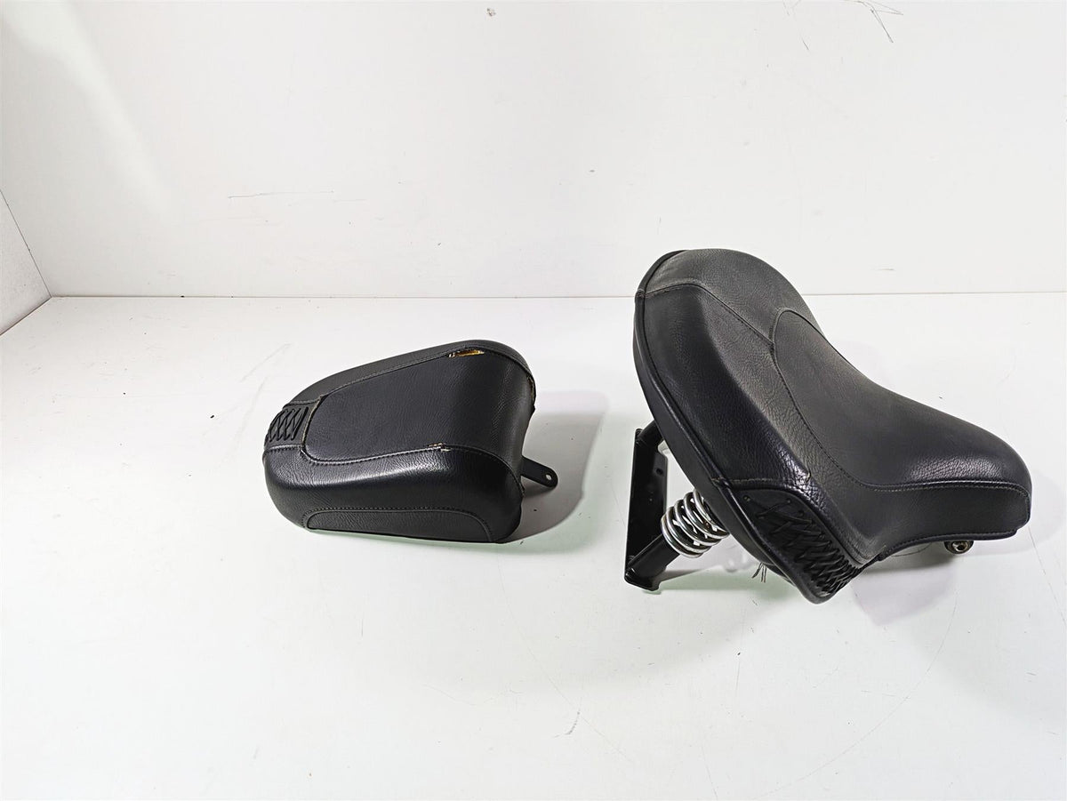 2008 Harley FLSTSB Cross Bones Front Rear Seat Saddle & Mount Set 51481-08 {{ shop.shopifyCountryName }} - Mototech271