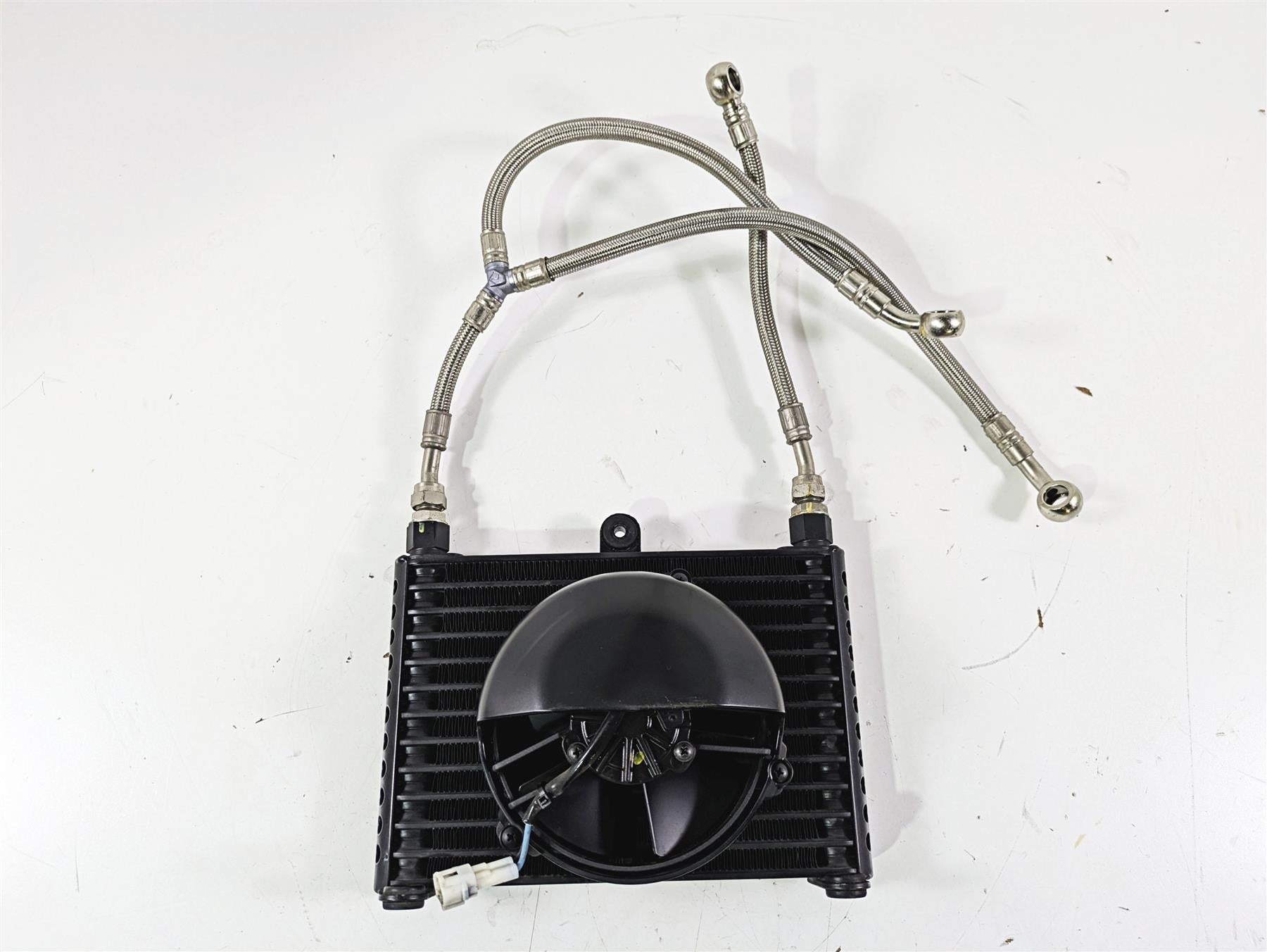 2014 Moto Guzzi California 1400 Touring Oil Cooler Lines & Fan Set B063090 | Mototech271