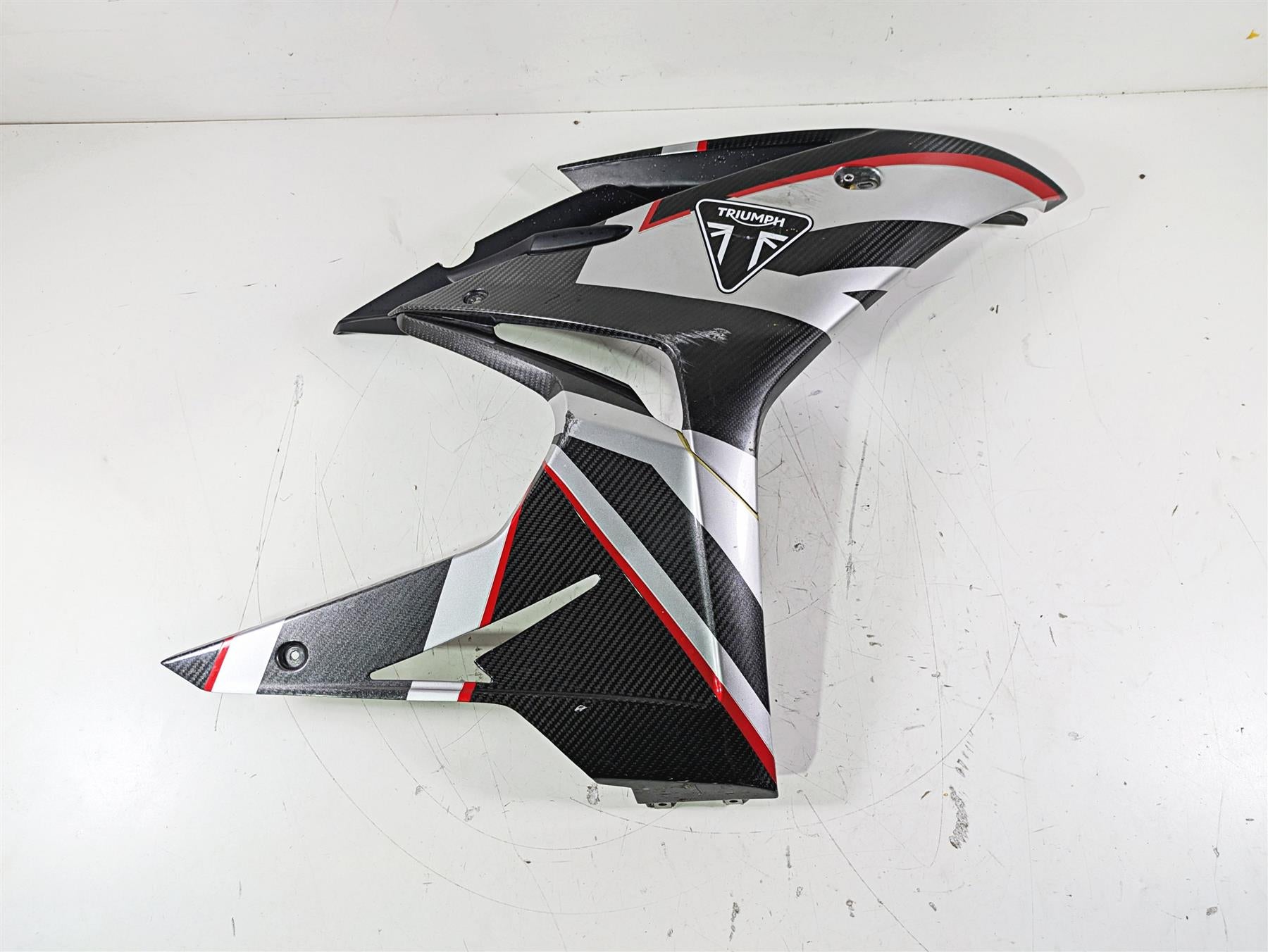 2020 Triumph Daytona 765 Moto2 Right Main Side Carbon Cover Fairing T2309798 {{ shop.shopifyCountryName }} - Mototech271