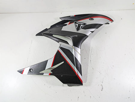 2020 Triumph Daytona 765 Moto2 Right Main Side Carbon Cover Fairing T2309798 {{ shop.shopifyCountryName }} - Mototech271