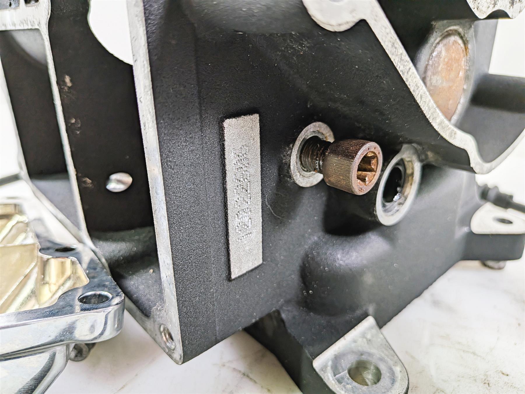 2012 Harley Softail FLSTF Fat Boy Transmission Gear Box Case Housing 34799-07 {{ shop.shopifyCountryName }} - Mototech271