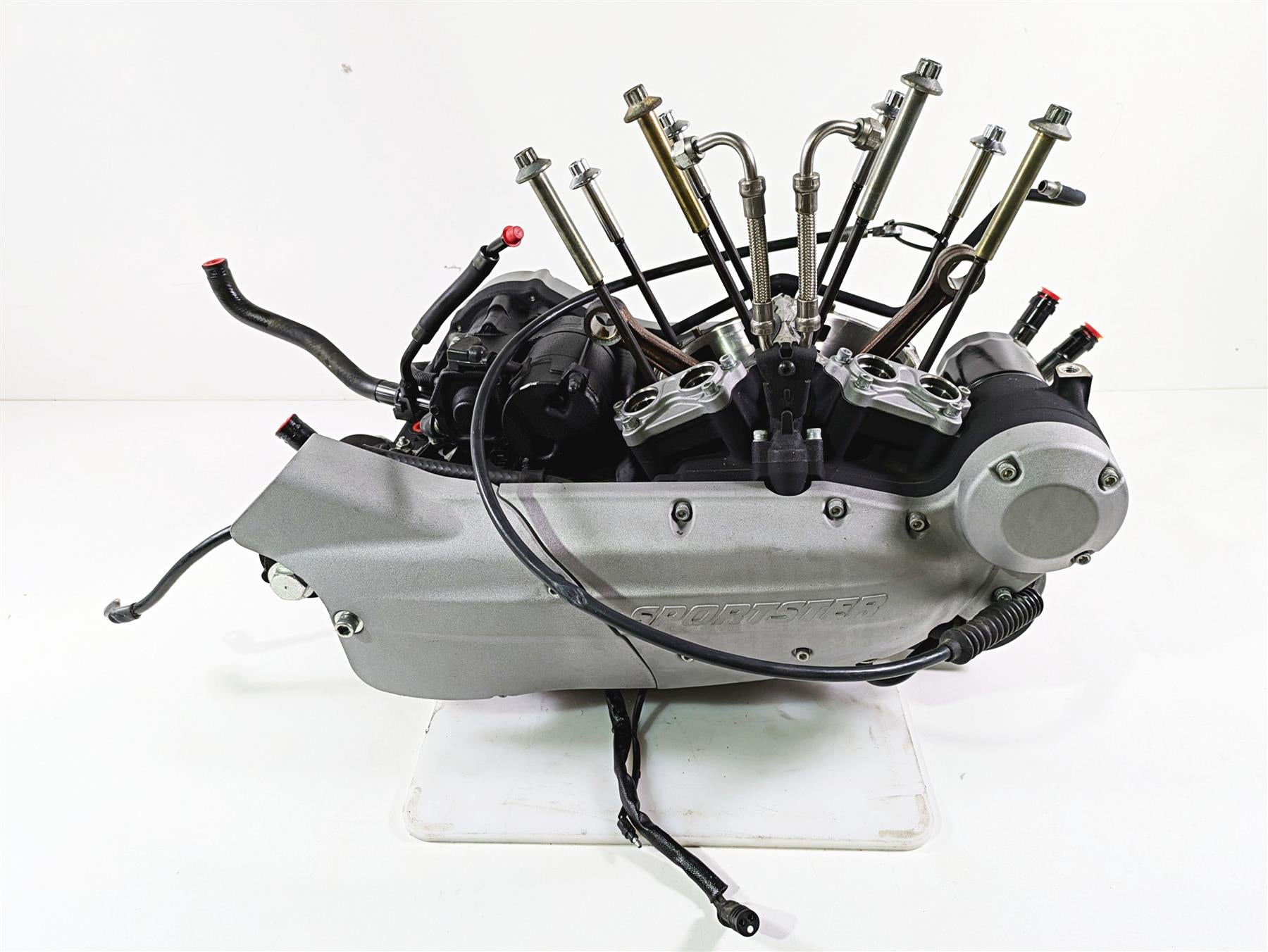2009 Harley XR1200 Sportster Bottom End Engine Crankcase Tranny 10k 19638-09 | Mototech271