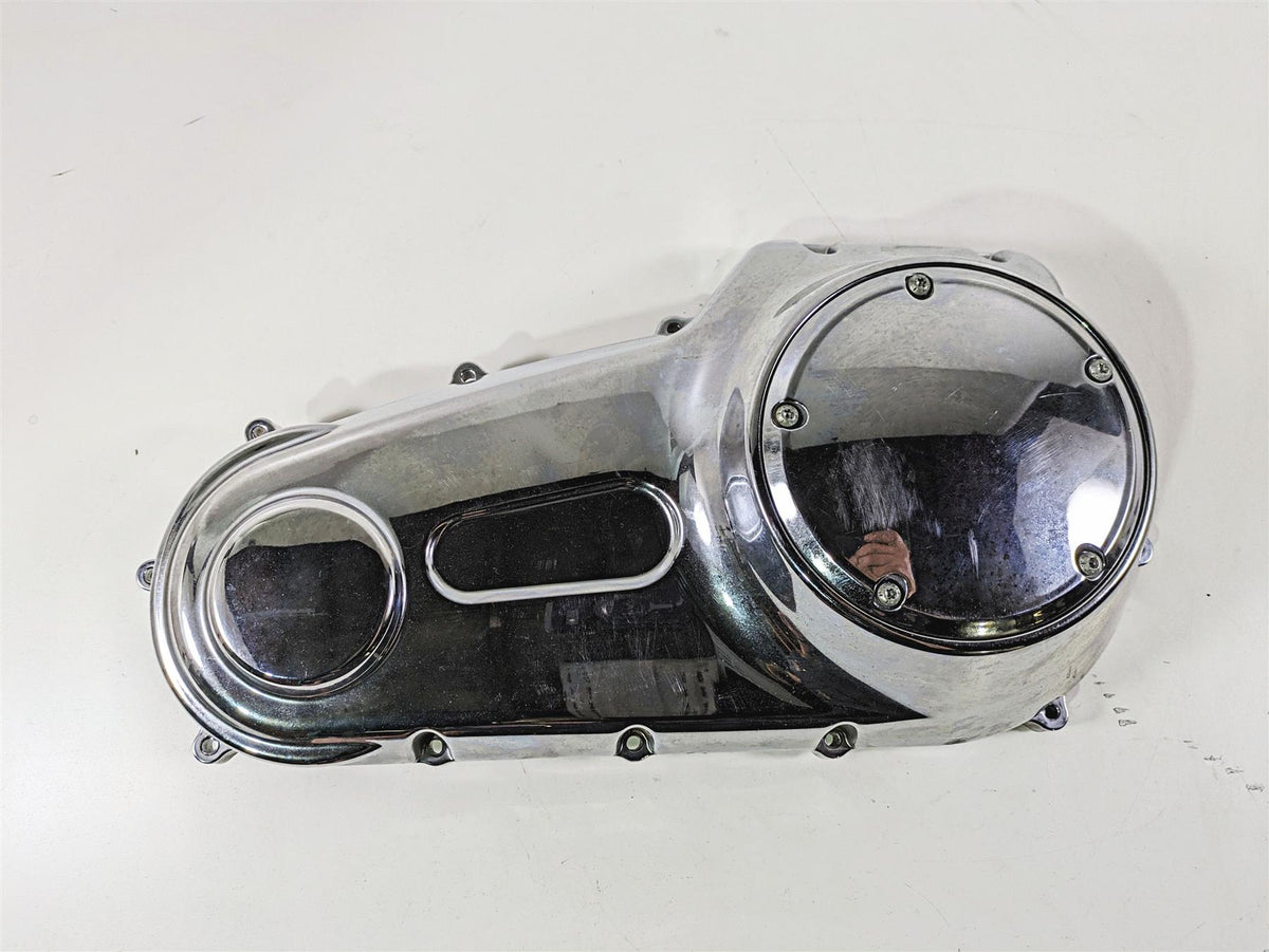 2008 Harley FLSTC Softail Heritage Outer Primary Drive Clutch Cover 60784-06 {{ shop.shopifyCountryName }} - Mototech271