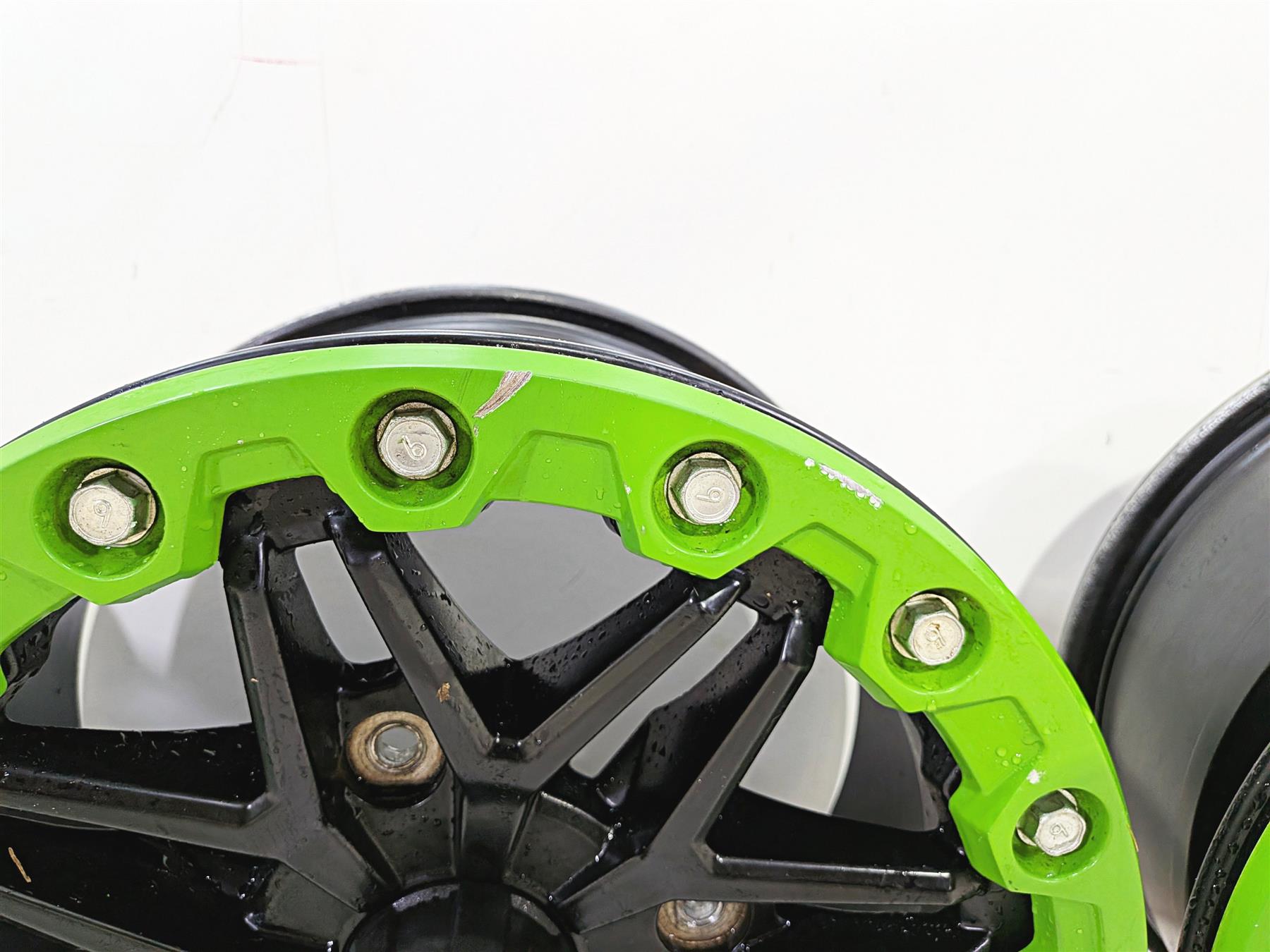 Kawasaki Teryx KRF KRX 1000 Wheel Rim Green Beadlock Set 15x8 49058-0729-397 {{ shop.shopifyCountryName }} - Mototech271