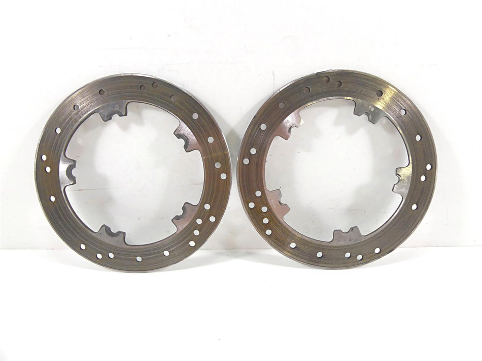 2007 Harley Touring FLHRSE CVO Road King Front Brake Disc Rotor Set 44343-01 {{ shop.shopifyCountryName }} - Mototech271