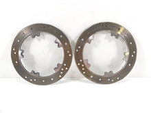 Load image into Gallery viewer, 2007 Harley Touring FLHRSE CVO Road King Front Brake Disc Rotor Set 44343-01
