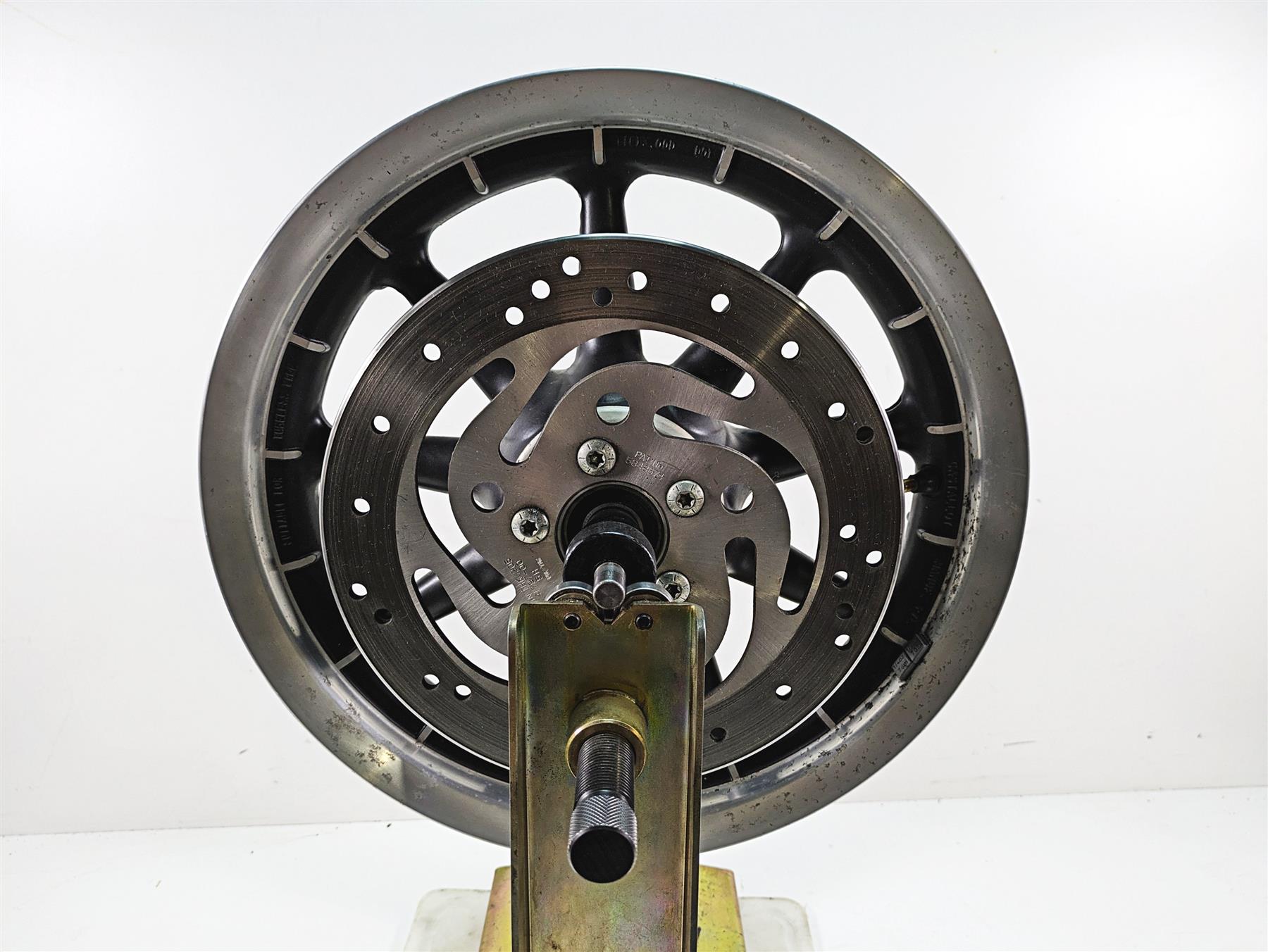 2006 Harley Touring FLHTCUI Electra Glide 9 Spoke Rear Wheel Rim 16x3 43402-00B {{ shop.shopifyCountryName }} - Mototech271