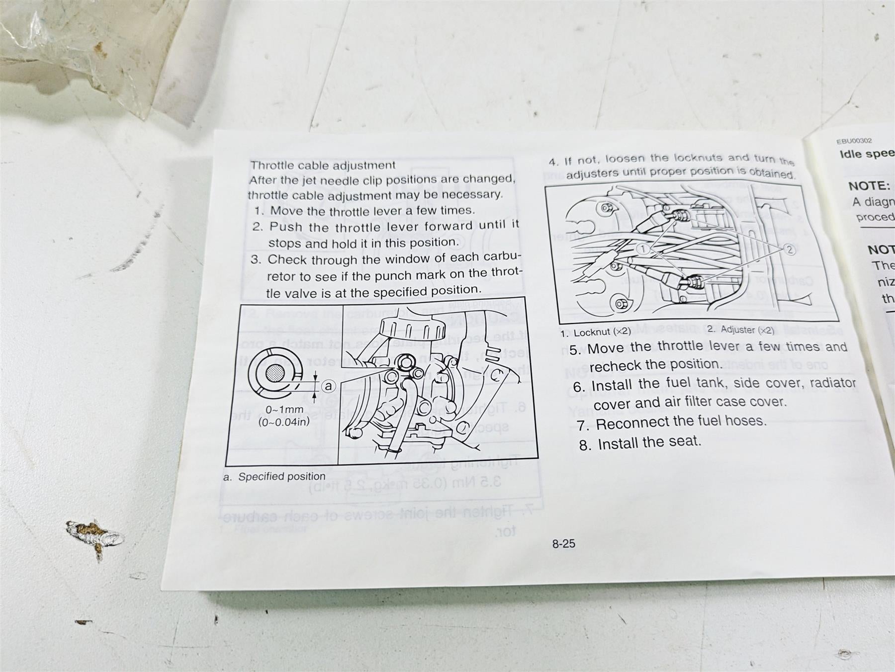 2001 Yamaha Banshee YFZ350 Owners Manual & Tips Book 5FK-28199-13 {{ shop.shopifyCountryName }} - Mototech271