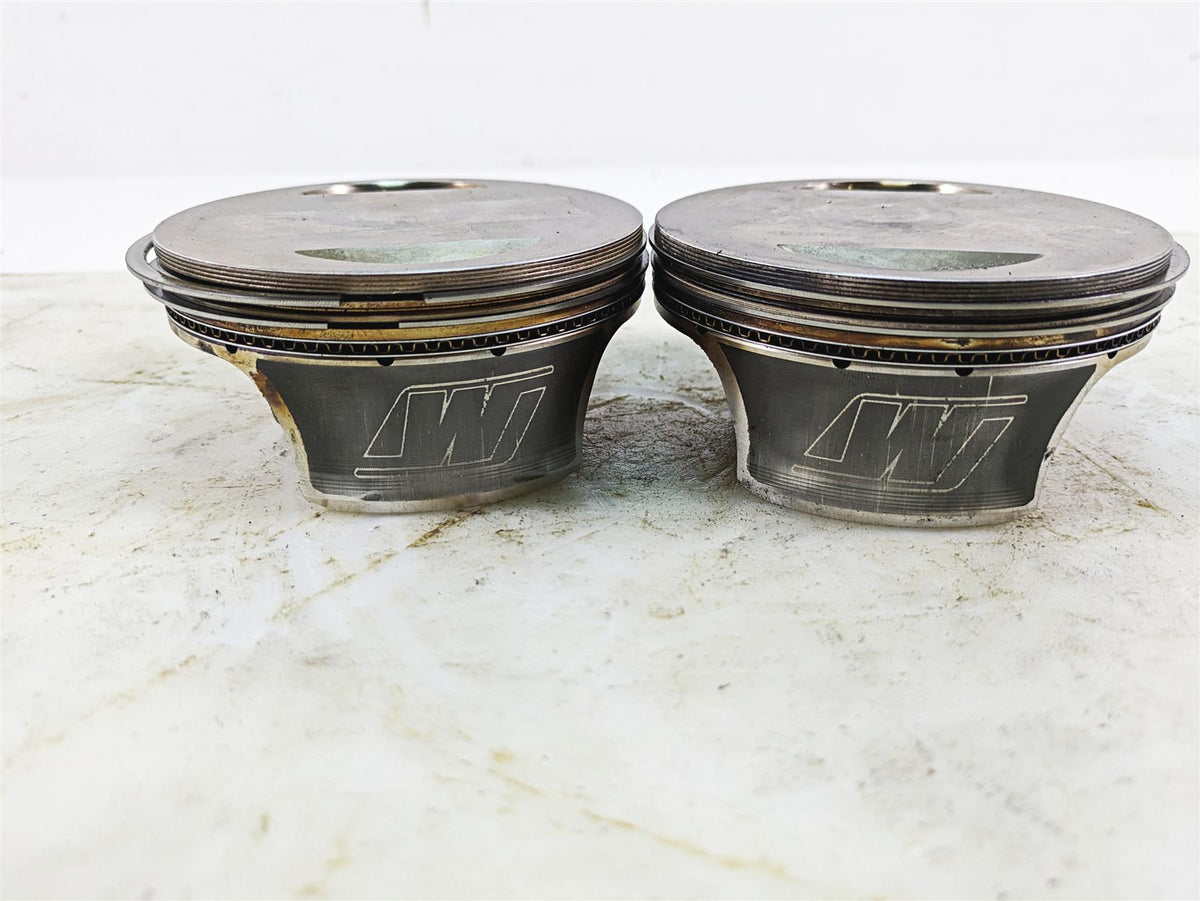Wiseco 4" Forged Big Bore Twin Cam Piston Set 4918PS {{ shop.shopifyCountryName }} - Mototech271