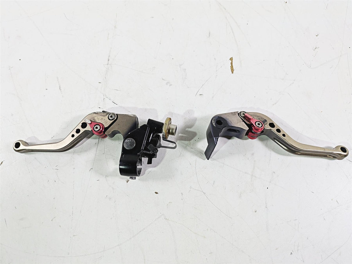 2008 Suzuki GSXR600 Clutch Perch & Both Aftermarket Adjustable Short Levers {{ shop.shopifyCountryName }} - Mototech271