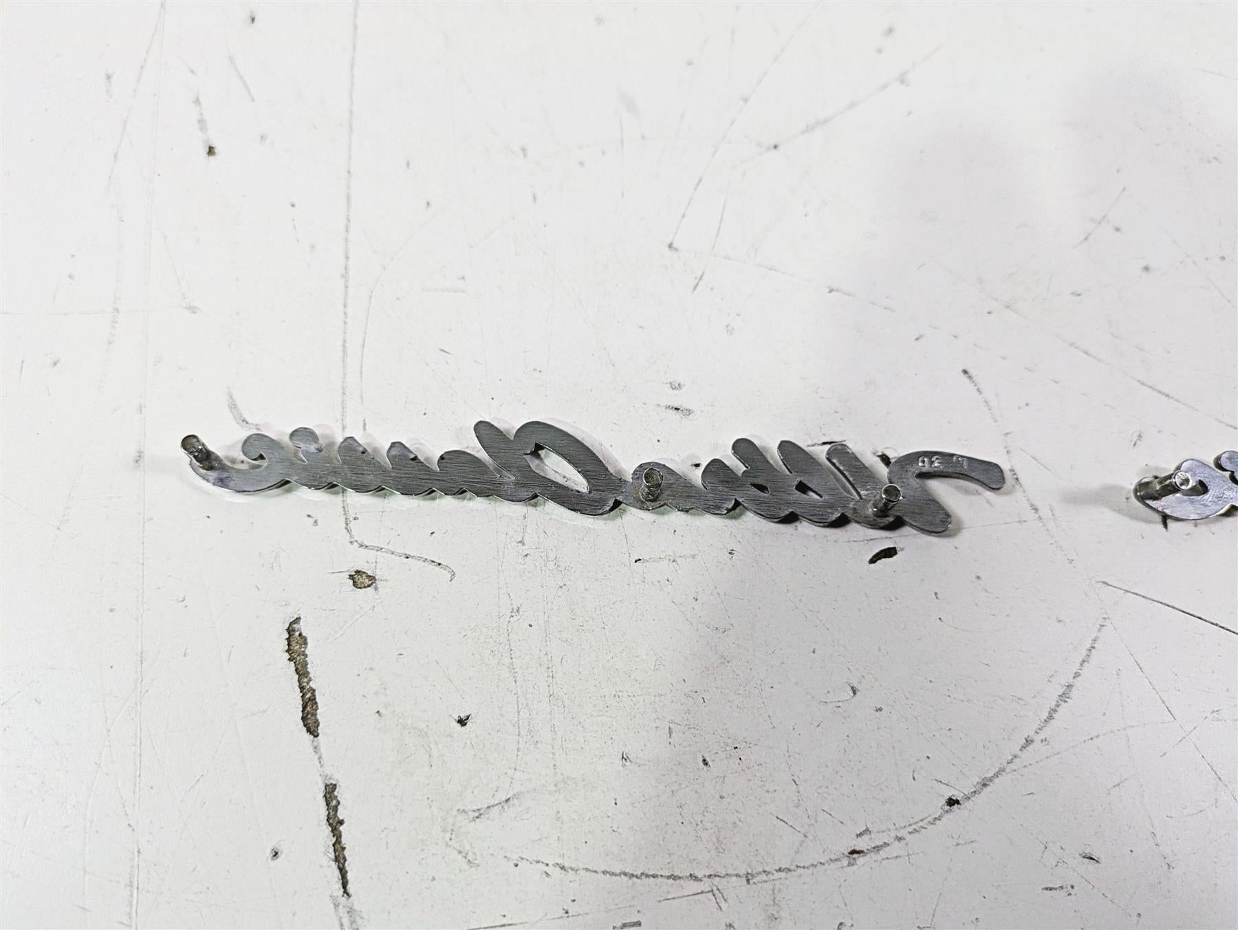 2003 Harley Touring FLHTCUI E-Glide 100th Front Fender Emblem Set 59236-97A {{ shop.shopifyCountryName }} - Mototech271