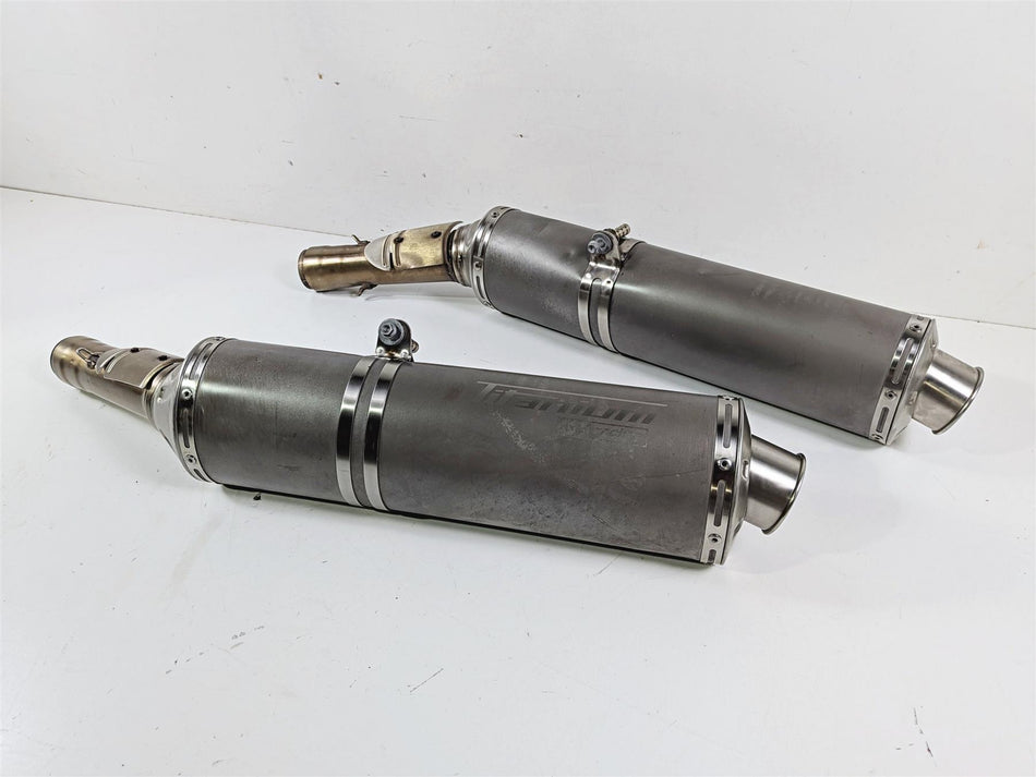 2008 Aprilia RSVR 1000 Factory Titanium Racing Exhaust Pipe Muffler AP8119716 {{ shop.shopifyCountryName }} - Mototech271