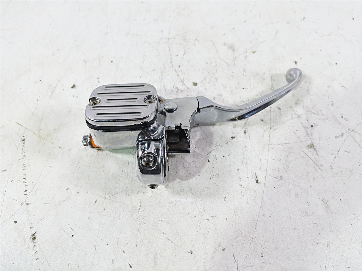 2002 Harley FLSTC Softail Heritage Chrome Front Brake Master Cylinder 45019-96F {{ shop.shopifyCountryName }} - Mototech271