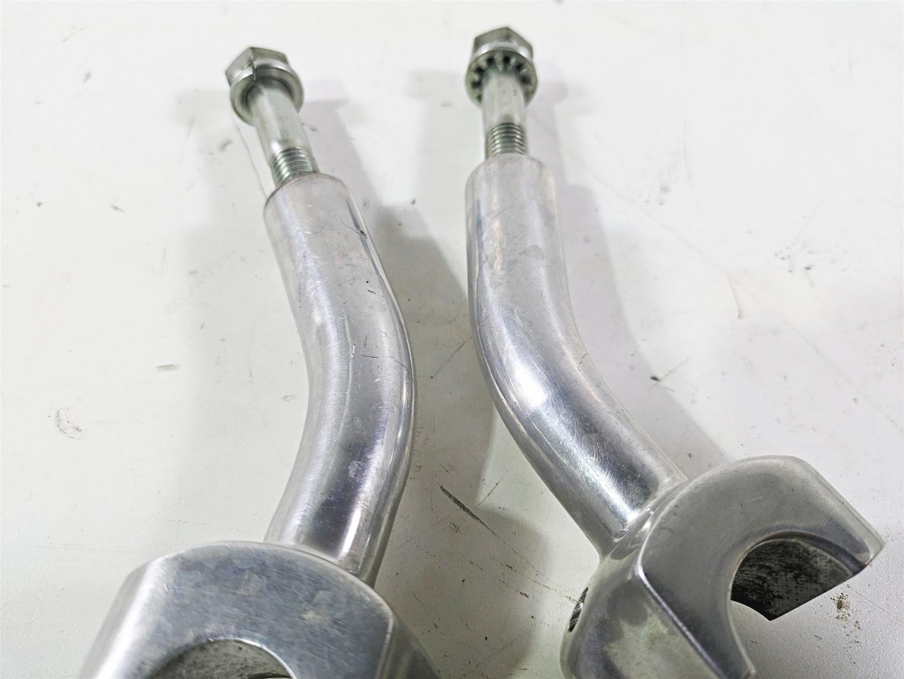 2003 Harley Dyna FXDL Low Rider 100TH 4" Pullback Handle Bar Riser Set 56122-77 {{ shop.shopifyCountryName }} - Mototech271