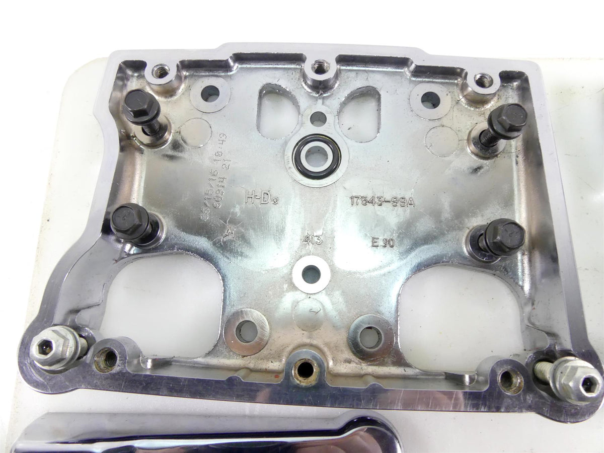 2017 Harley Softail FXSB Breakout Chrome Valve Cover Rocker Box Set 17571-99 {{ shop.shopifyCountryName }} - Mototech271