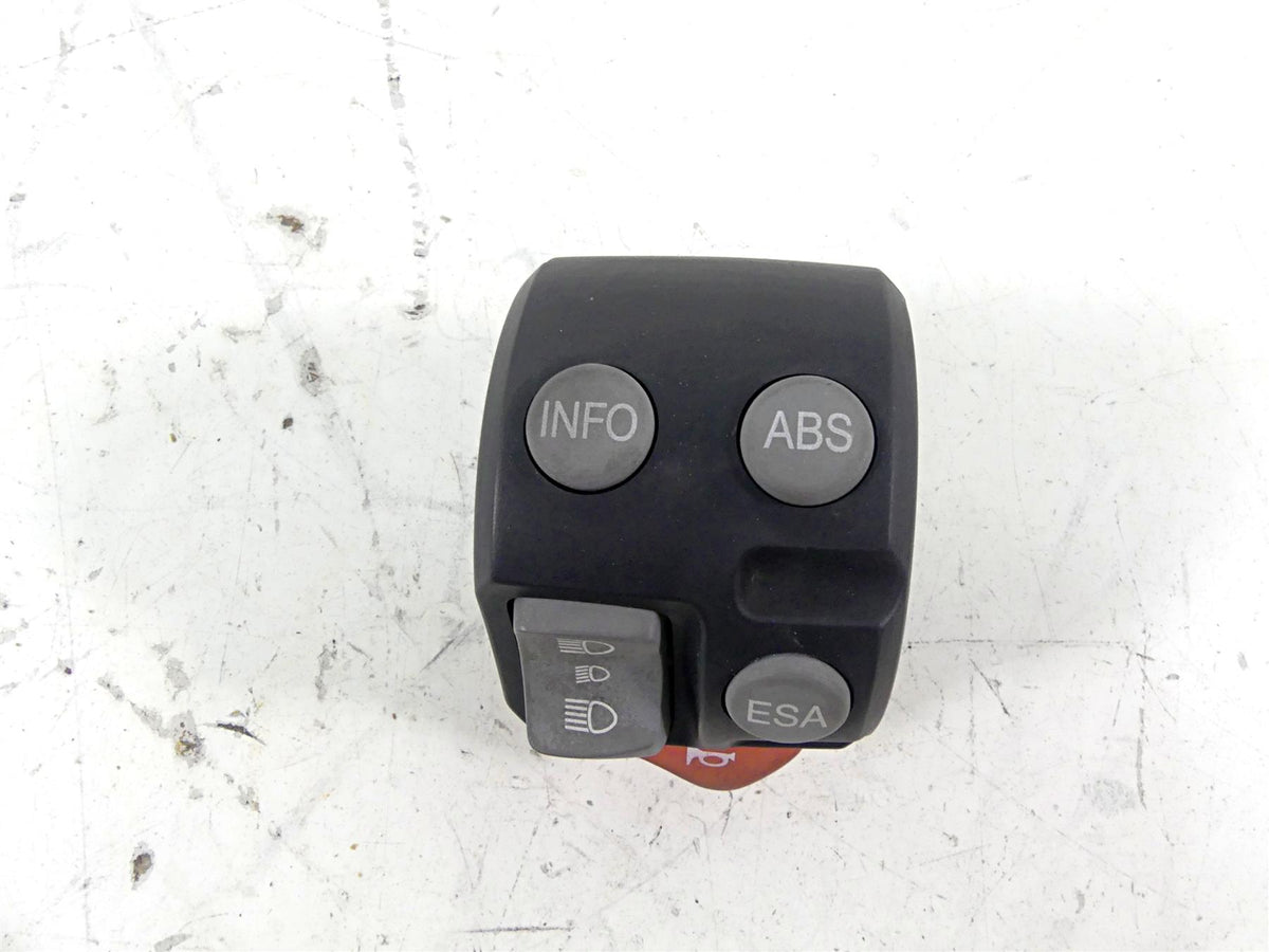2009 BMW R1200 GS K25 Left Hand Esa Abs Turn Signal Control Switch 61317704625 {{ shop.shopifyCountryName }} - Mototech271