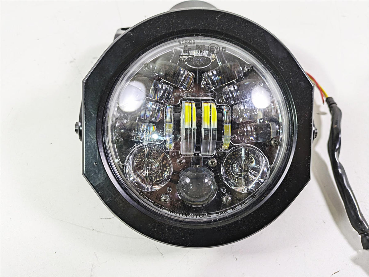 2010 Harley VRSCF Muscle Rod Headlight Head Light Lamp J.W Speaker Led 4034350 {{ shop.shopifyCountryName }} - Mototech271