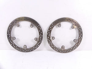 2014 BMW R1200 RT RTW K52 Front Brake Rotor Disc Set 320mm 34118526575