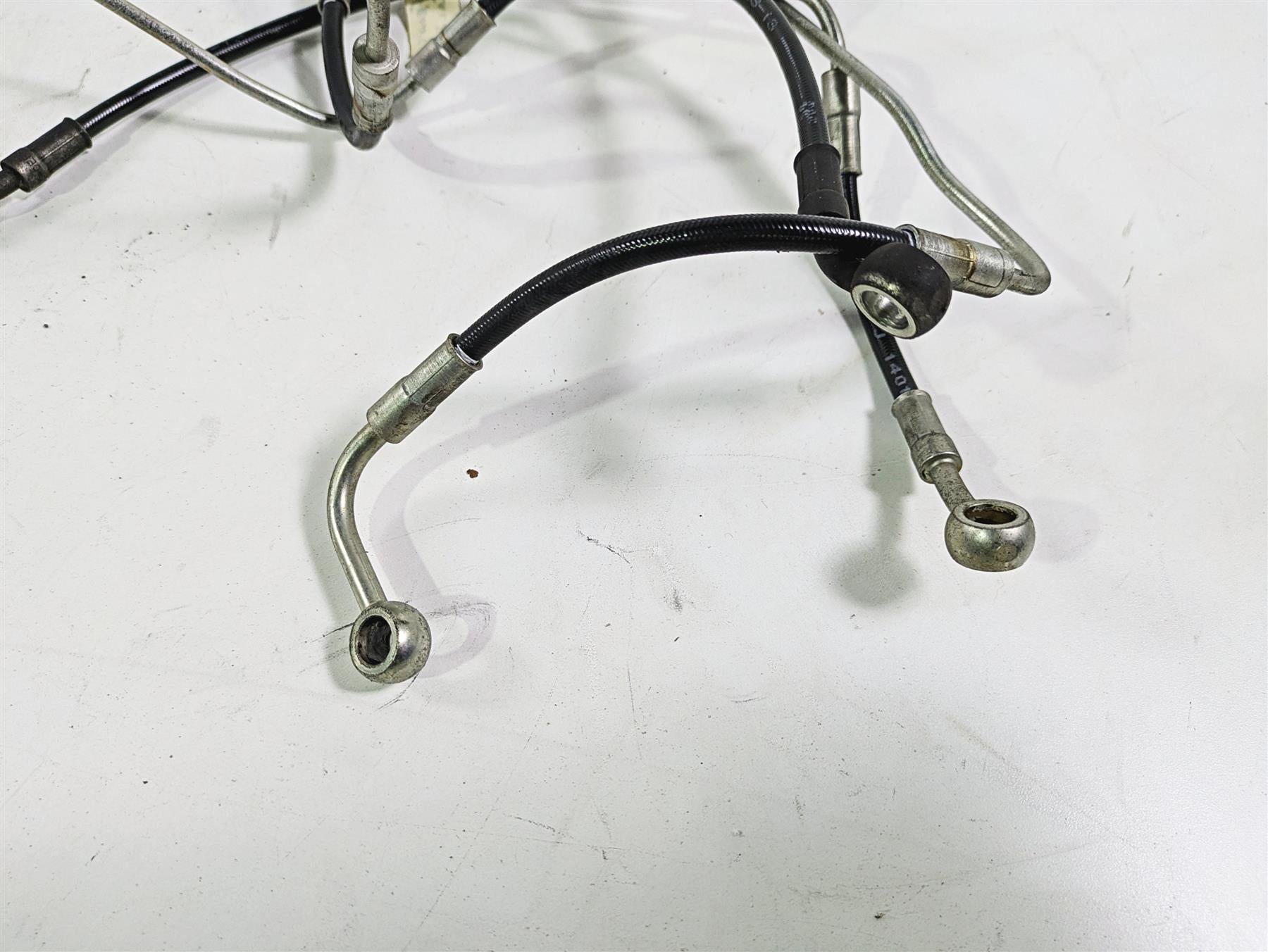 2013 Ducati Hyperstrada 821 Front Rear Abs Brake Line Set 61810451C 61911561A {{ shop.shopifyCountryName }} - Mototech271