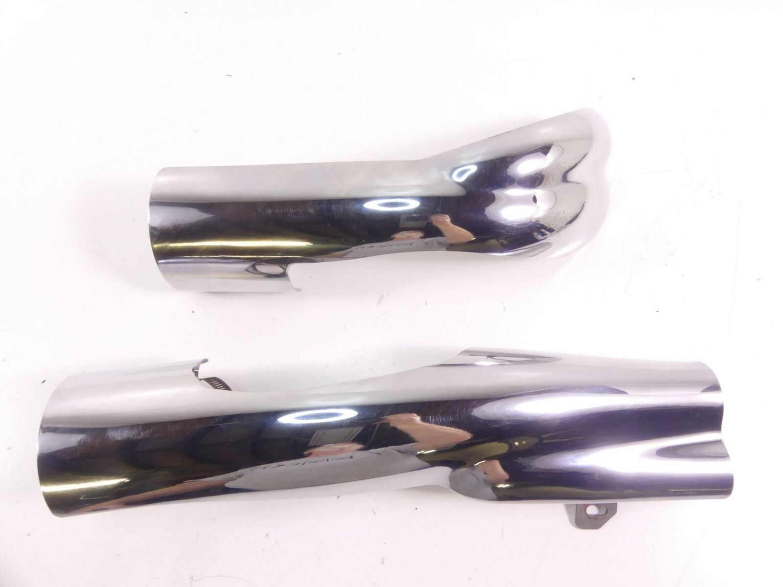 2010 Victory Vision Tour Mid Pipe Chrome Cover Heat Shield Set 1261795 1261794 {{ shop.shopifyCountryName }} - Mototech271