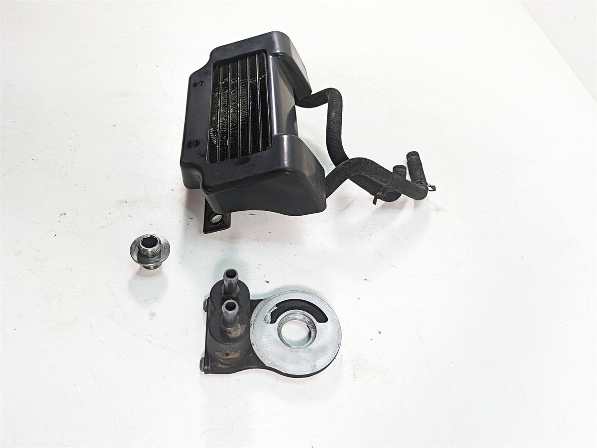 2011 Harley Touring FLTRU Road Glide Oil Cooler Flange Cover Hoses Set 63083-11A {{ shop.shopifyCountryName }} - Mototech271