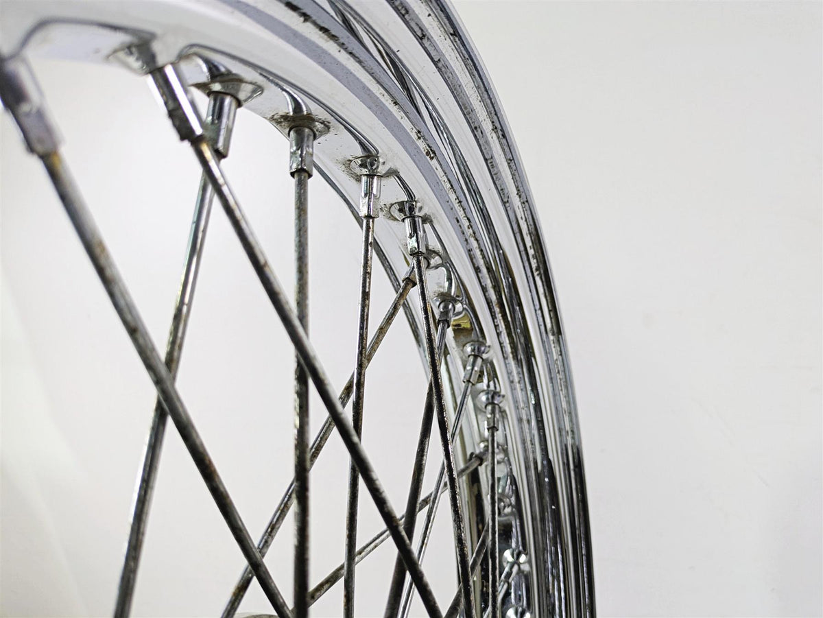 2011 Harley FXDC Dyna Super Glide Front Wheel Rim 19x2.5 0.66mm Runout 43105-08 {{ shop.shopifyCountryName }} - Mototech271
