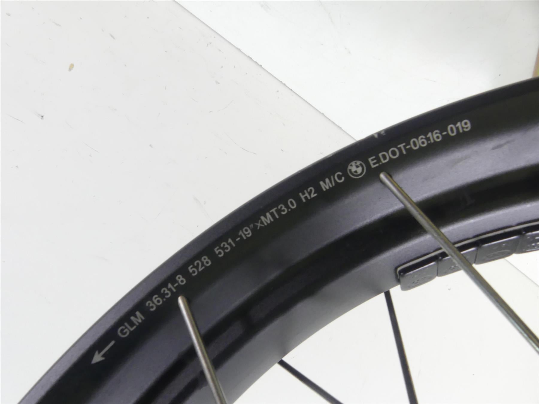 2017 BMW R1200GS GSW K50 Front 19x3 Spoke Wheel Rim 36318528530 36318528529 {{ shop.shopifyCountryName }} - Mototech271
