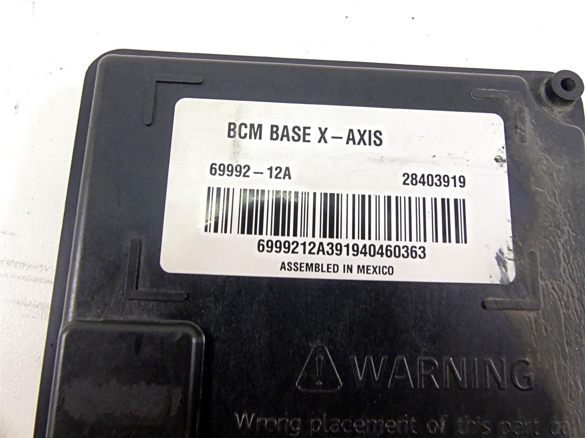 2014 Harley Dyna FXDB Street Bob Bcm Body Control Module X-Axis 69992-12A {{ shop.shopifyCountryName }} - Mototech271