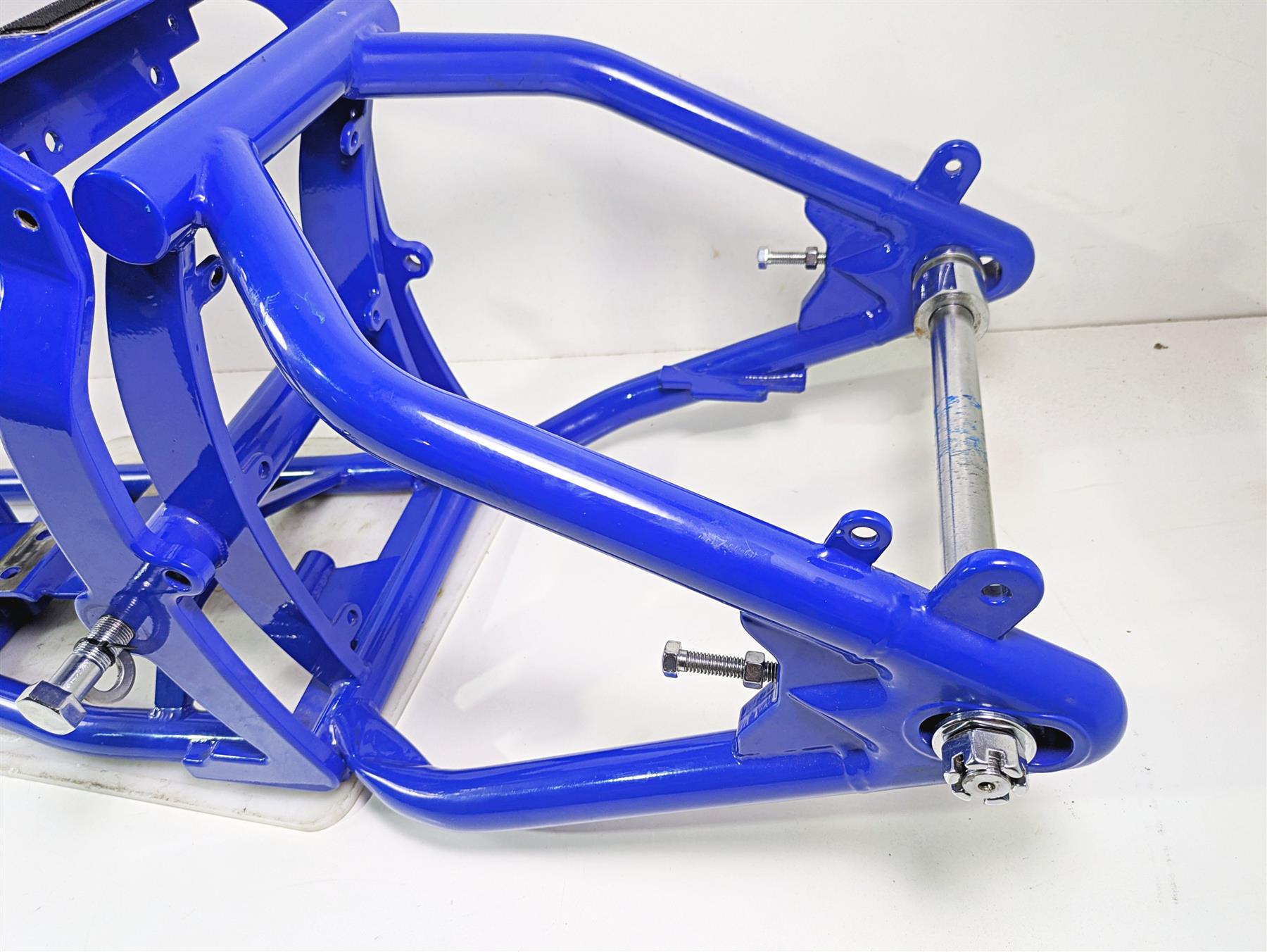 2008 Ultima Motorcycles Fat Bastard Straight Blue Main Frame Swingarm Set With Manufacturers Statement Of Origin {{ shop.shopifyCountryName }} - Mototech271