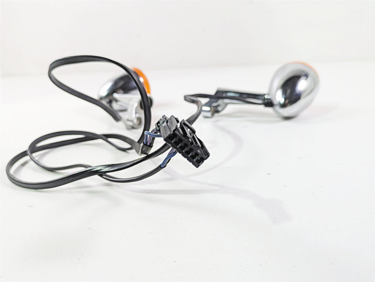2007 Harley Sportster XL1200 C Front Turn Signal Blinker Set 68972-00 {{ shop.shopifyCountryName }} - Mototech271