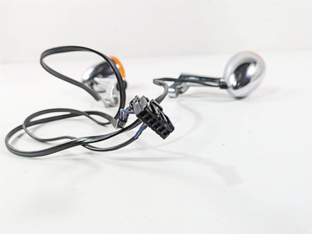 2007 Harley Sportster XL1200 C Front Turn Signal Blinker Set 68972-00 {{ shop.shopifyCountryName }} - Mototech271