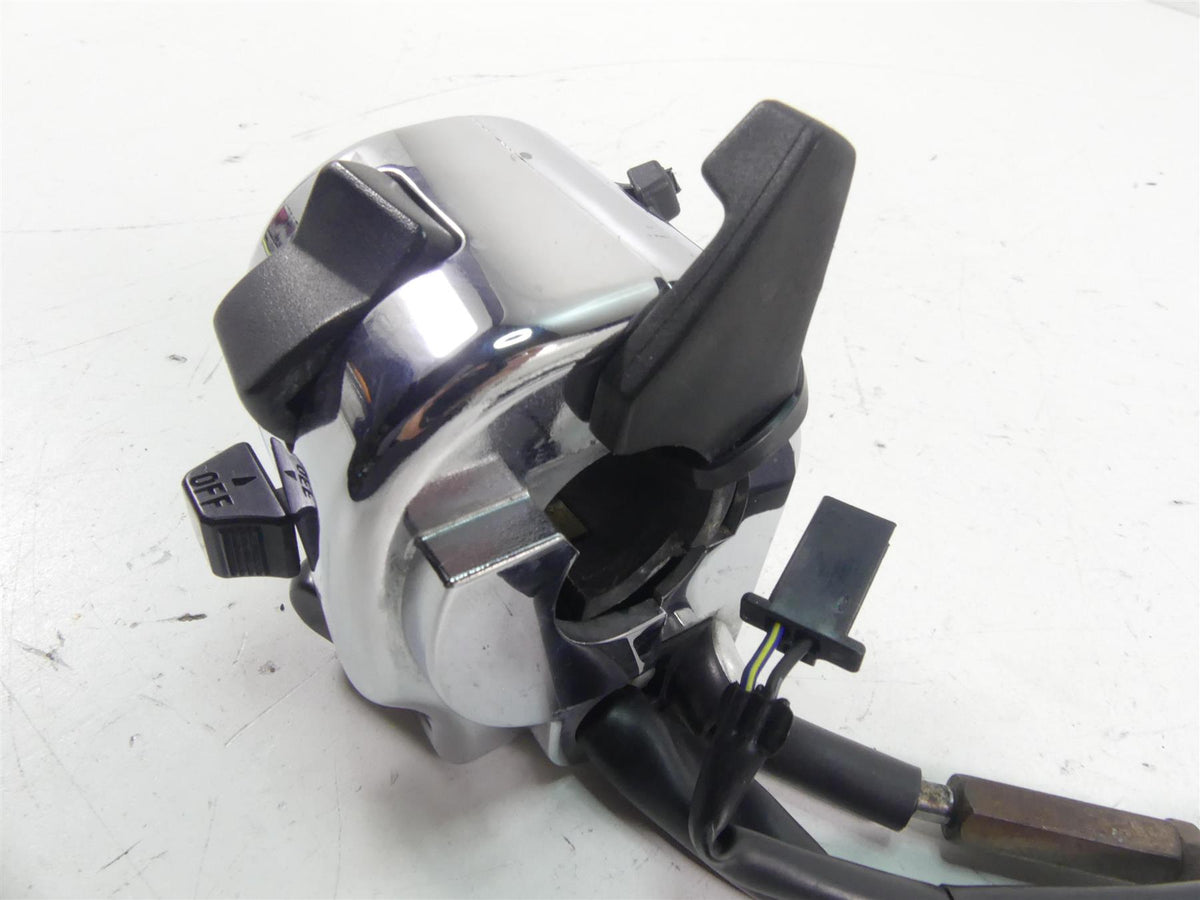2007 Victory Vegas Jackpot Left Hand Chrome Light Control Switch 4011045 {{ shop.shopifyCountryName }} - Mototech271