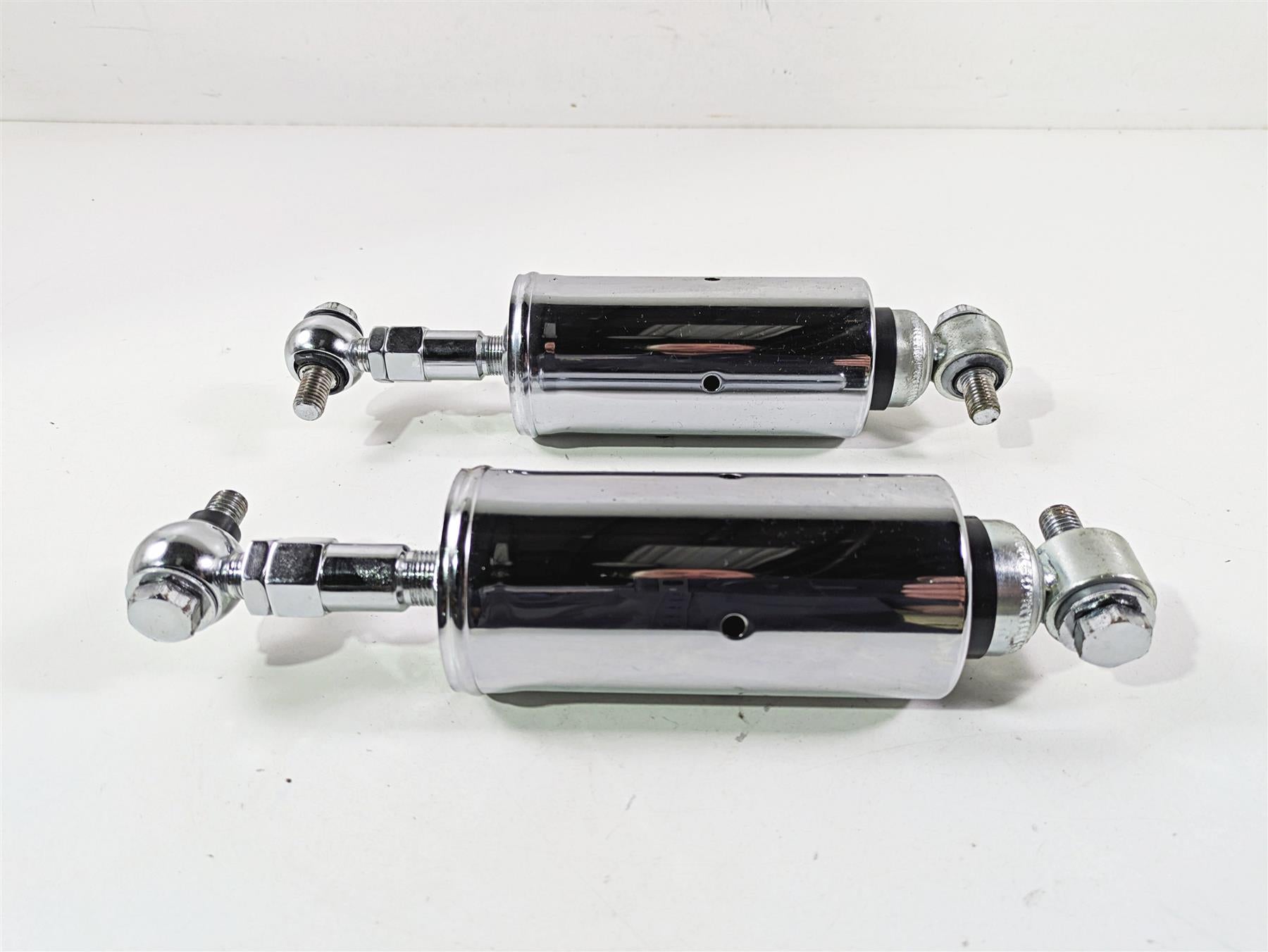 2008 Ultima Motorcycles Fat Bastard Chrome Adjustable Rear Shock Damper Set {{ shop.shopifyCountryName }} - Mototech271