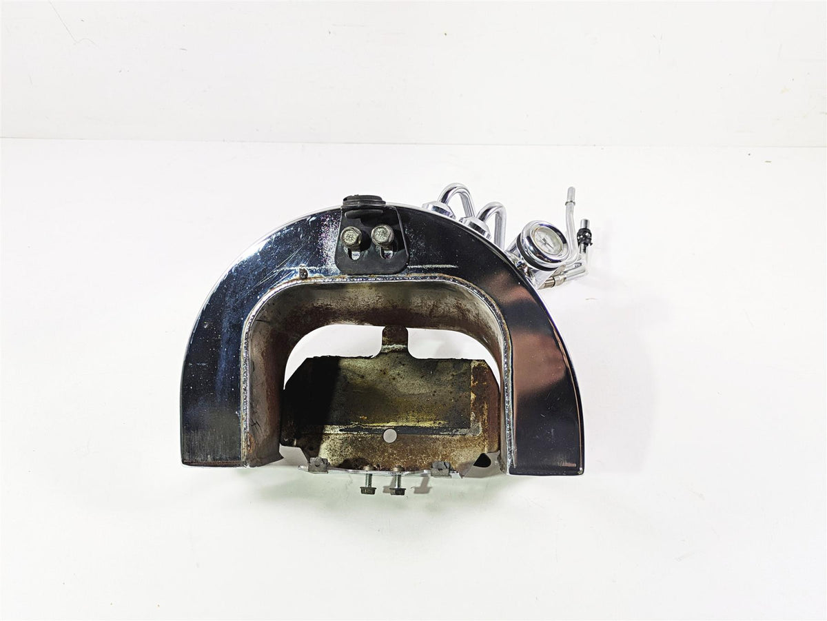 2004 Harley Softail FXSTDI Deuce Chrome Oil Tank Reservoir 62498-00A {{ shop.shopifyCountryName }} - Mototech271