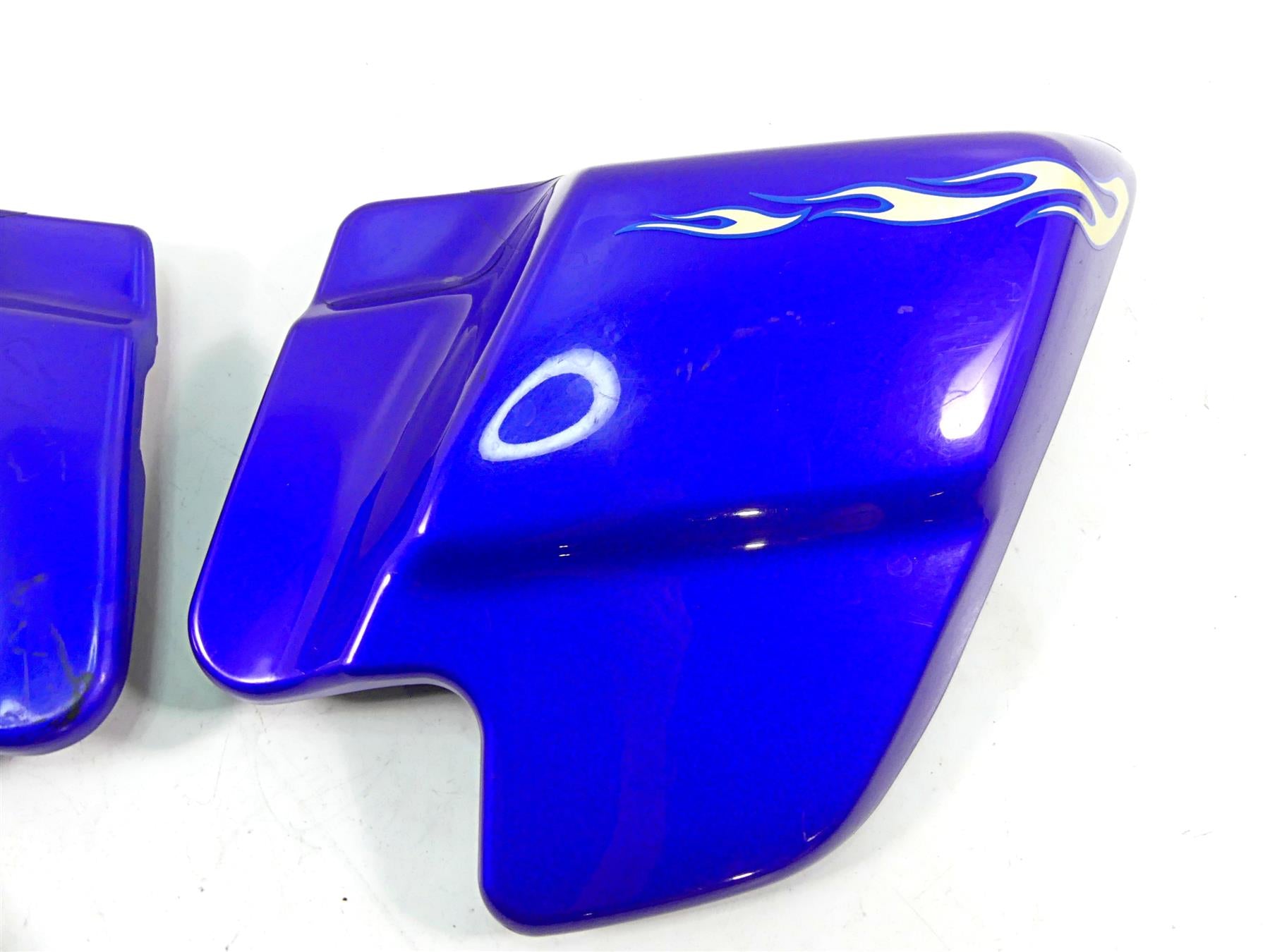2007 Harley Touring FLHRSE CVO Road King Side Cover Set Candy Cobalt 66048-97 {{ shop.shopifyCountryName }} - Mototech271