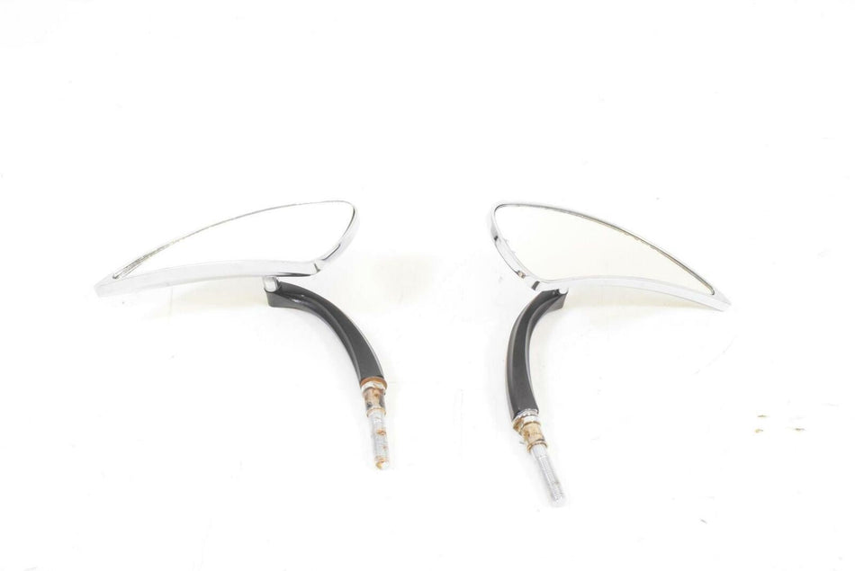 2004 Harley VRSCB V-Rod Aftermarket Teardrop-Shaped Rearview Mirror Set L & R {{ shop.shopifyCountryName }} - Mototech271