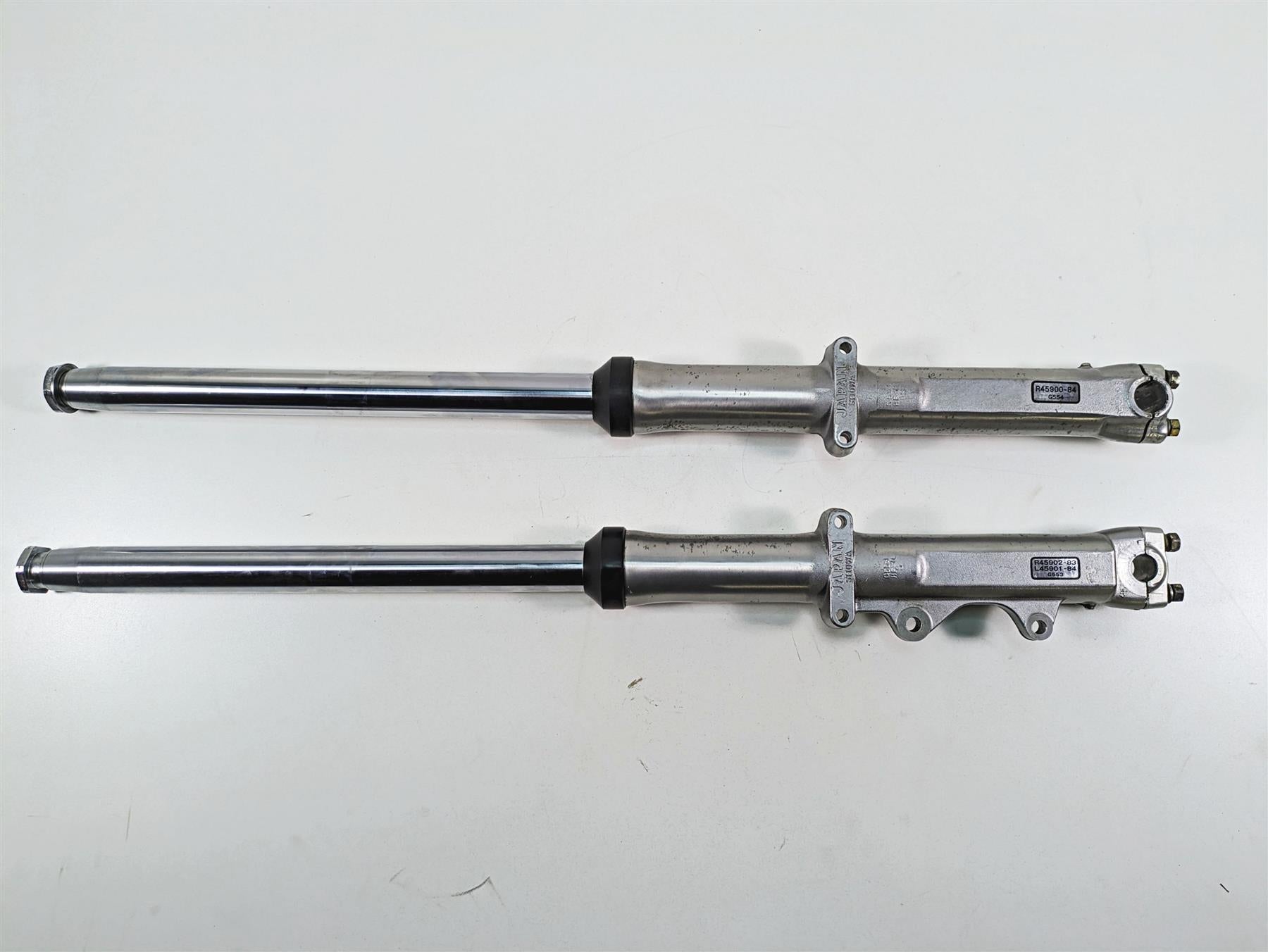 1986 Harley Sportster XLH 883 Straight Front Fork Legs 35mm 45900-84A 45901-84 {{ shop.shopifyCountryName }} - Mototech271