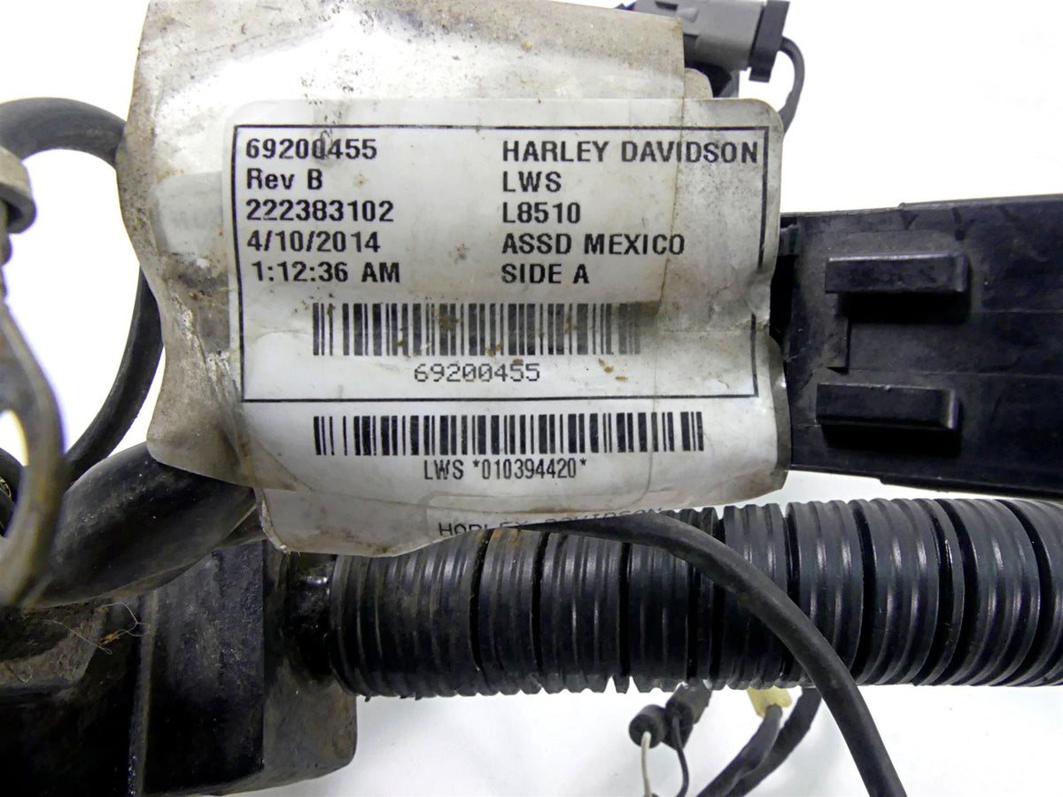 2014 Harley FXDL Dyna Low Rider Main Wiring Harness Loom Non-Abs 71072-12A {{ shop.shopifyCountryName }} - Mototech271
