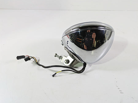 2008 Harley FLSTC Softail Heritage Led Headlight Lamp & Bracket 69748-05B {{ shop.shopifyCountryName }} - Mototech271