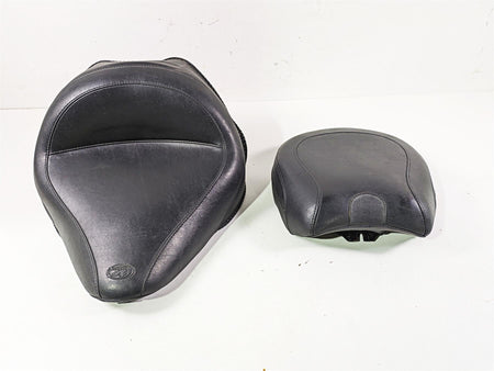 2014 Harley FLS Softail Slim Mustang Front Rear Wide Touring Seat Set 76752 {{ shop.shopifyCountryName }} - Mototech271