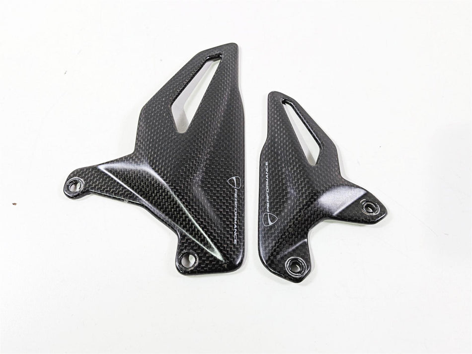 2019 Ducati Panigale V4S V4 S Corse Performance Carbon Fiber Heel Guard Set 96981061A {{ shop.shopifyCountryName }} - Mototech271