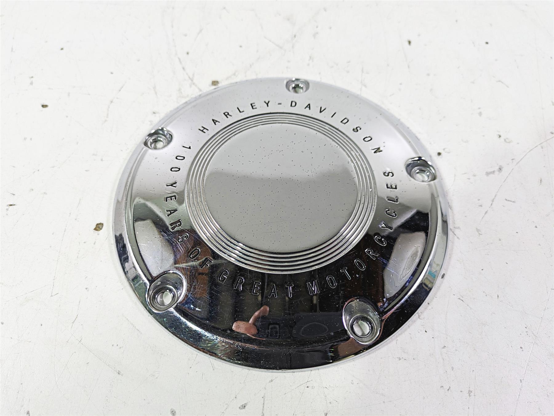 2003 Harley Touring FLHTCUI 100TH E-Glide Primary Drive Derby Cover 60720-03 {{ shop.shopifyCountryName }} - Mototech271